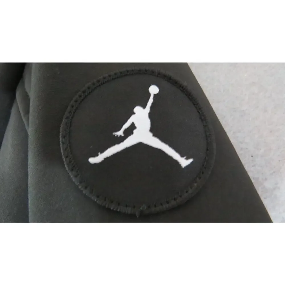 JORDAN Big Kids Soft Shell Full Zip Hooded Jacket Iron‎ Grey Size L (12/13) EUC